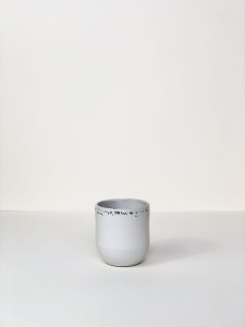 Kubek bez ucha biały